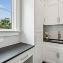 Mudroom on first floor, located just around the corner from the powder room.