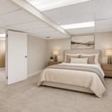 What the basement bedroom could look like