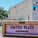 Community entrance signage showcasing this well-established Glendale condominium neighborhood. Convenient location places shopping, dining, and everyday amenities within easy reach.