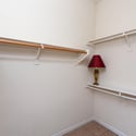 Large walk-in closet with extensive storage and organization potential. A highly desirable feature that complements the spacious primary suite.