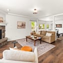 An open concept layout is ideal for both everyday living and hosting guests.