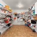 A massive pantry is located conveniently off the garage, making Costco hauls a breeze.