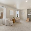 Upstairs is a roomy loft that can evolve with every stage of life.