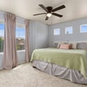Bedroom 2 on the upper level (king bed pictured)