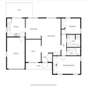 Spacious layout features a versatile office and convenient access to outdoor patio space.