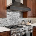 Fully equipped modern kitchen with all the necessary appliances for the gourmet chef. Featuring GE Monogram appliances with 48" gas range.