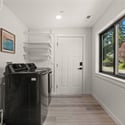 laundry and storage room