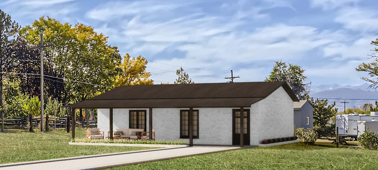 52 of 53. Virtual rendering modifies the existing barn to other structures.