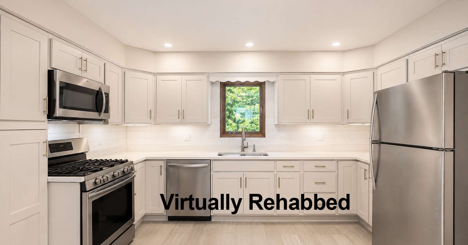 14 of 43. Virtually rehabbed kitchen