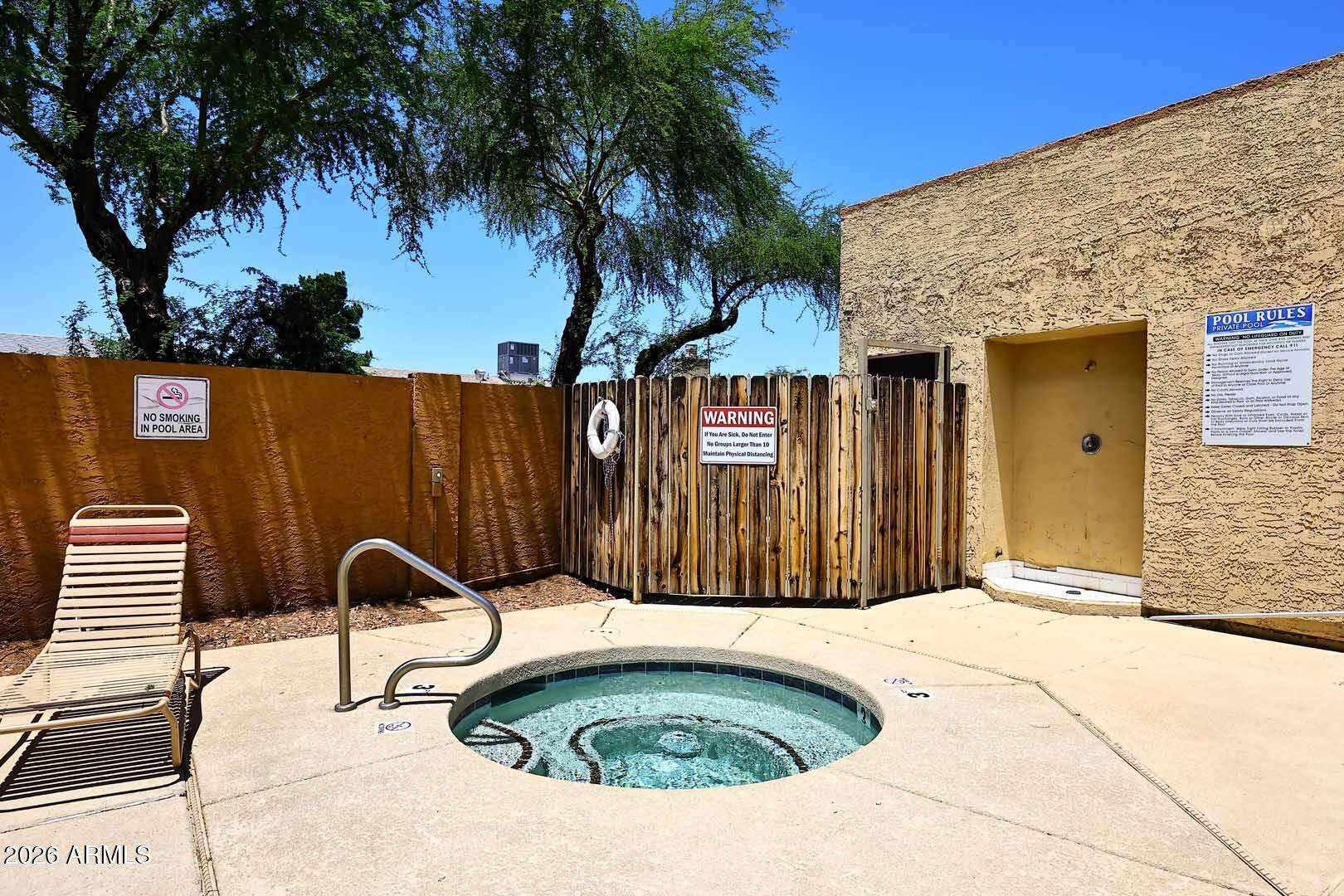 28 of 29. Relaxing spa area offering residents a peaceful place to unwind after a busy day. Located within the community's recreation area for easy enjoyment.