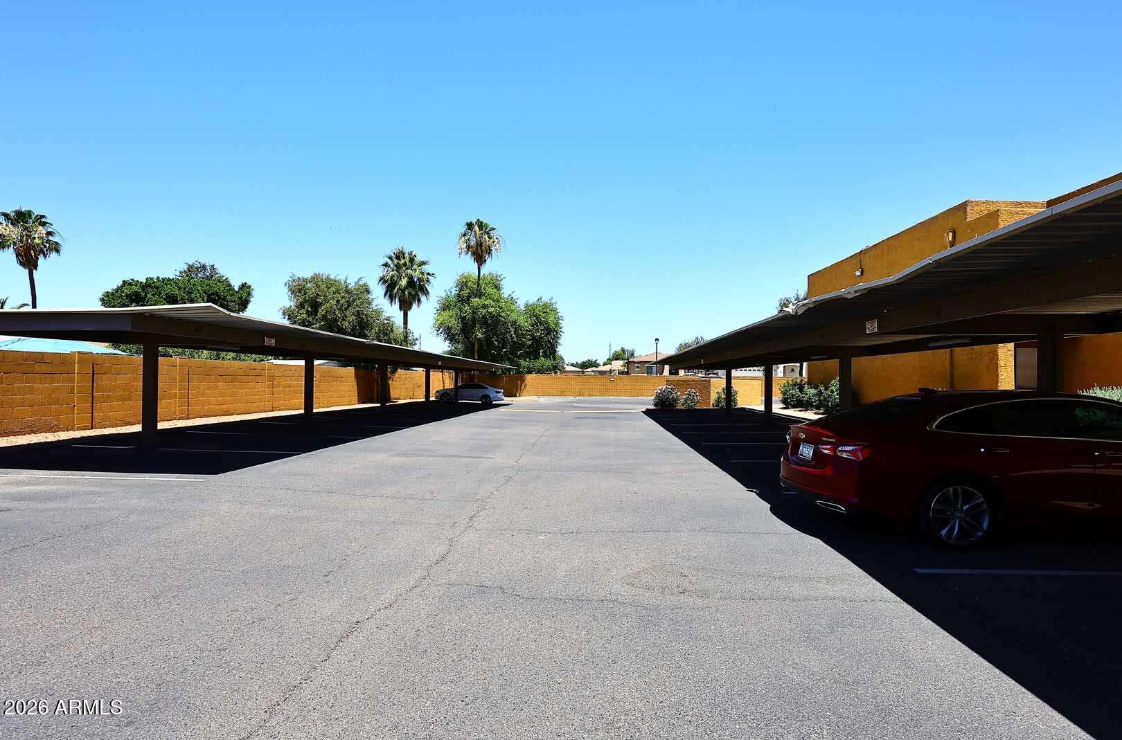 29 of 29. Covered parking spaces provide protection from Arizona sun and weather while offering added convenience. A practical amenity that enhances everyday living in this Glendale community.