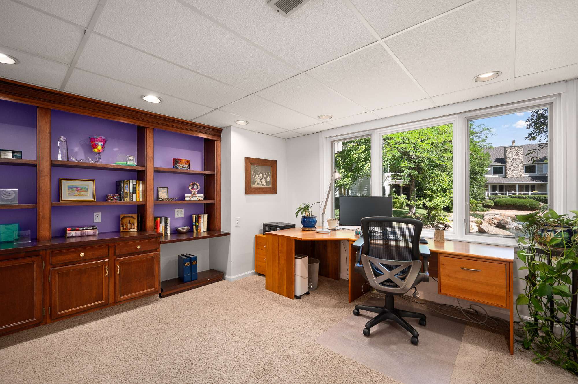 28 of 34. Lower Level Office or Bonus Room