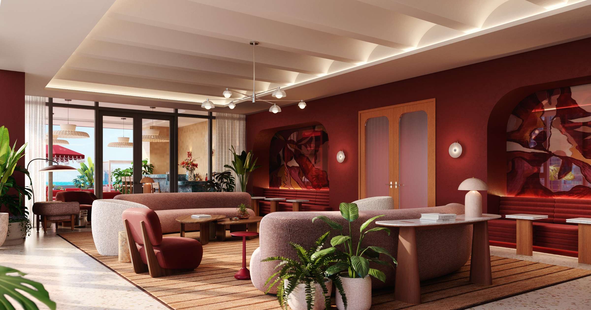 4 of 32. The Club Lounge at The Standard Residences Brickell Miami