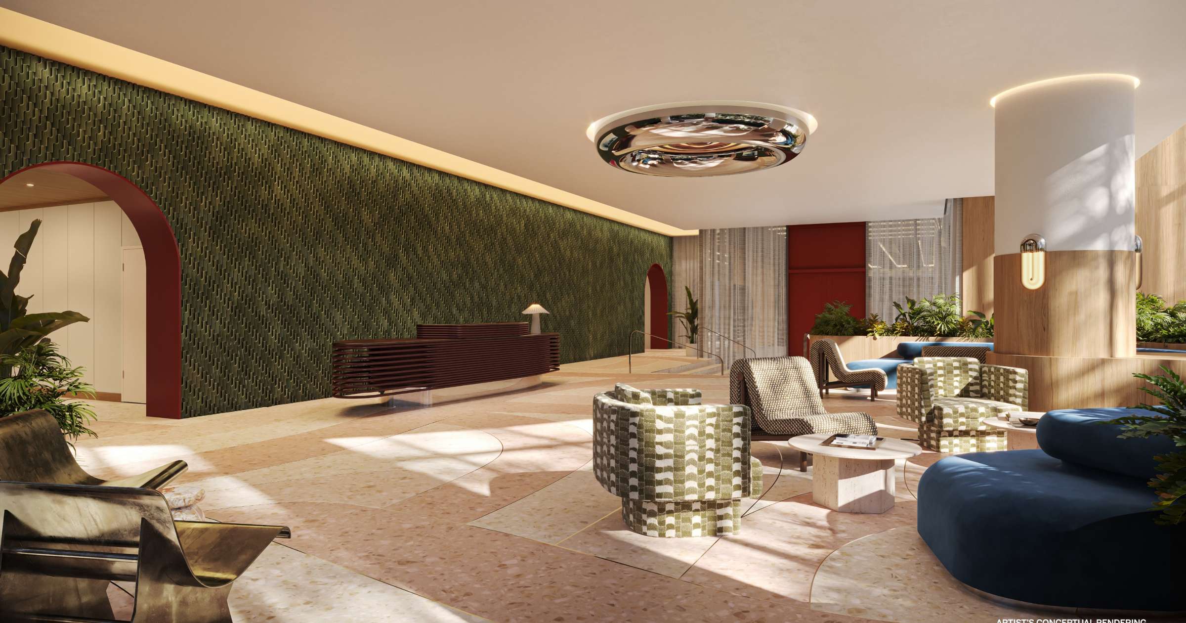 8 of 32. The Lobby at The Standard Residences Brickell Miami