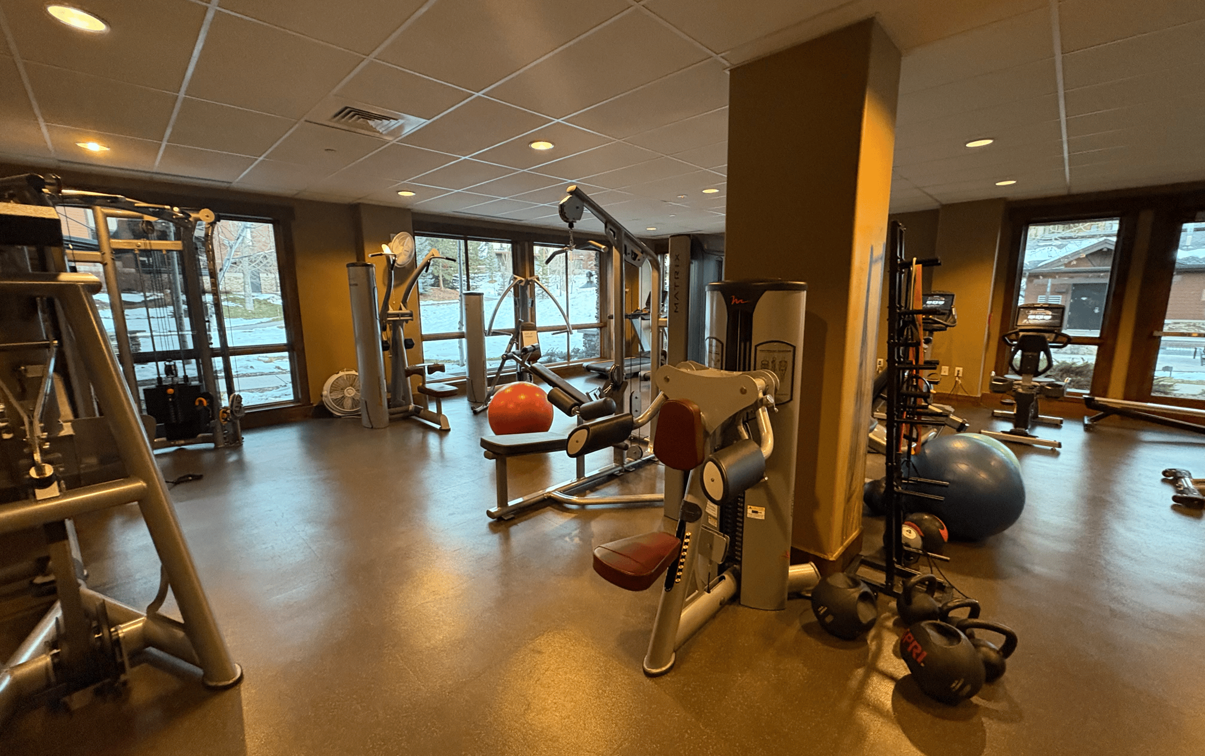 36 of 42. Fitness center at Trailhead Lodge, for owners and guests to enjoy.
