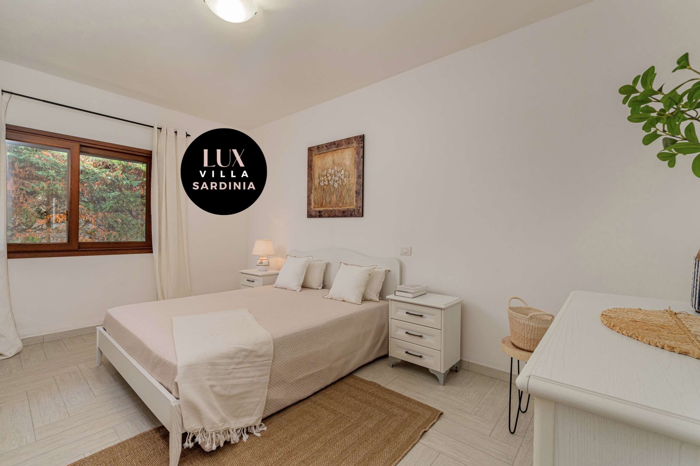 25 of 66. Bright and inviting bedroom featuring large windows, minimalist decor, and ample natural light throughout.