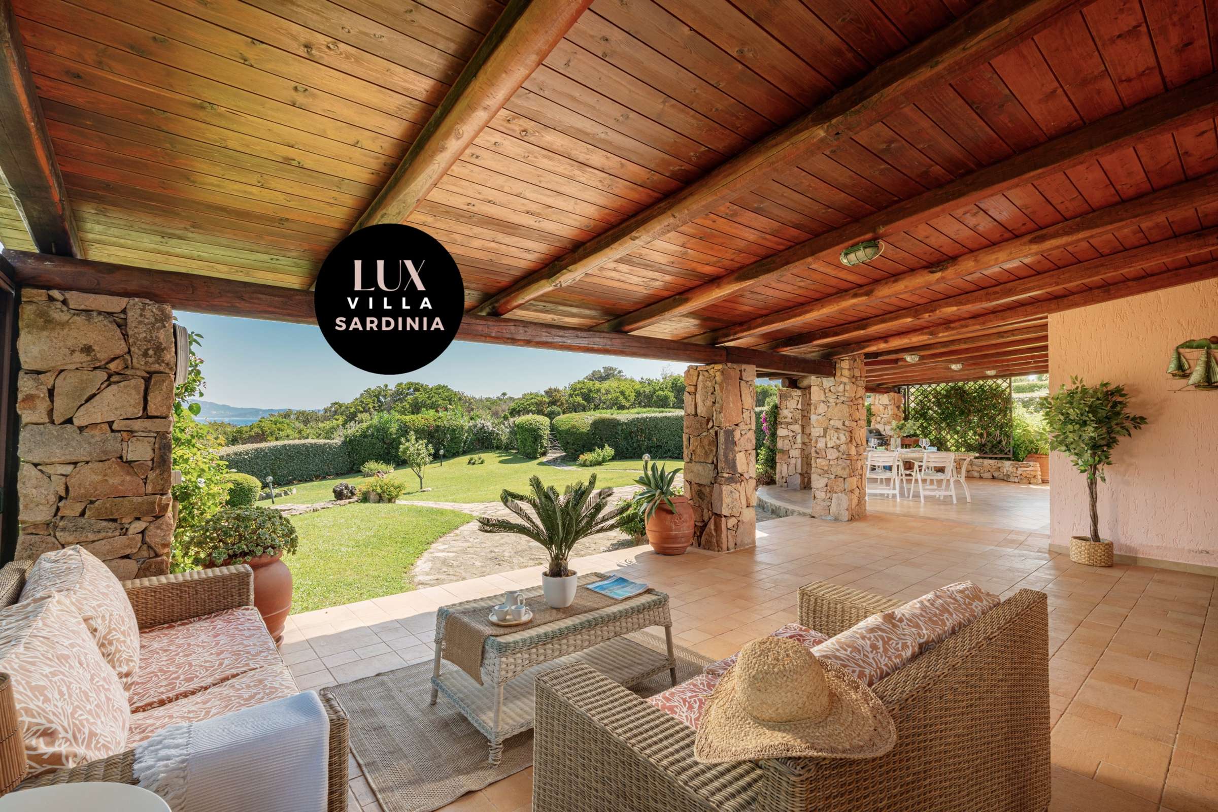 15 of 66. Spacious outdoor living area with a stunning view, perfect for relaxation and entertaining in nature.