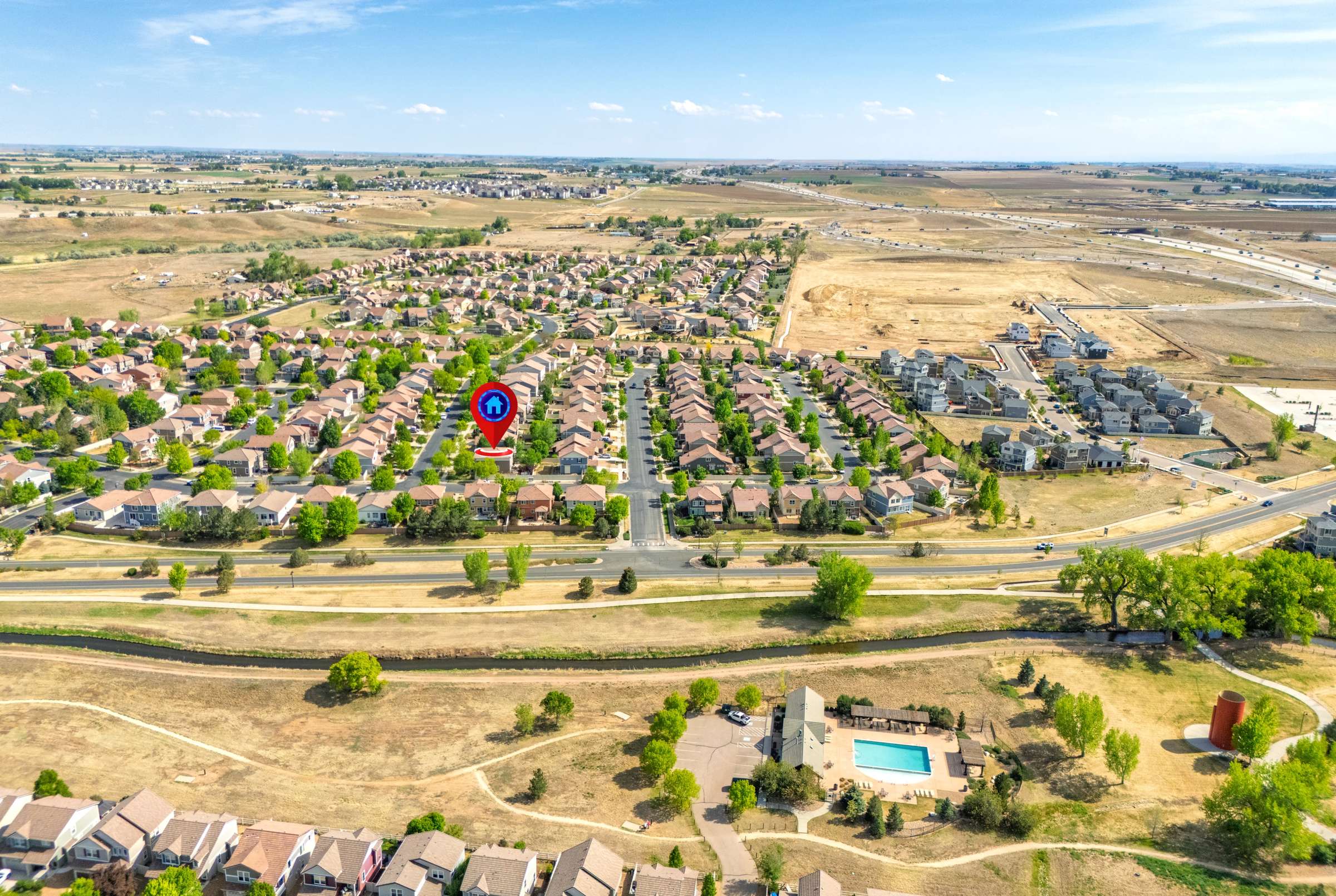 51 of 51. Walking trails, a community pool, and a park are just across the way.