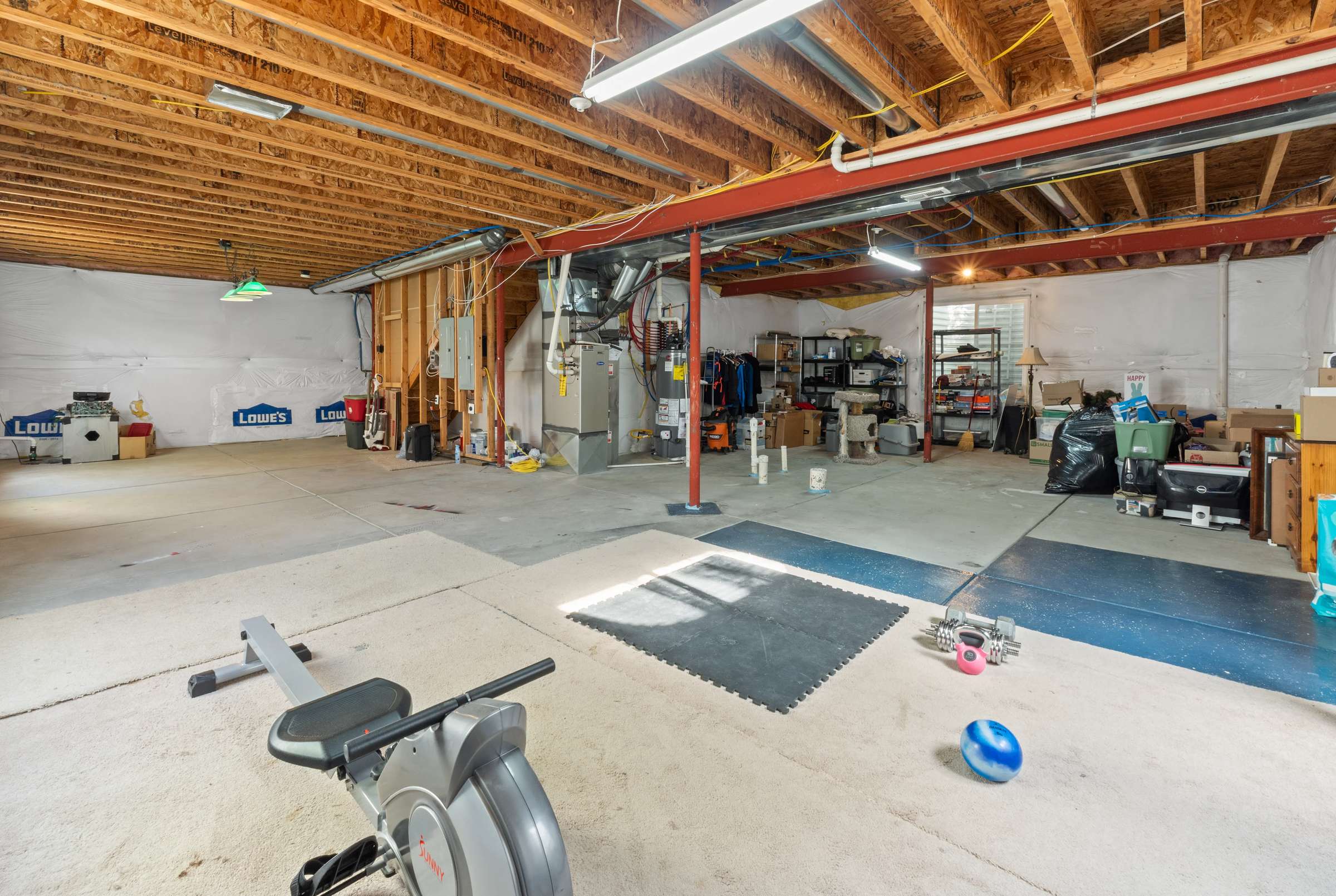 39 of 51. An unfinished basement provides 1300 sq. ft. of additional space to address all your needs.