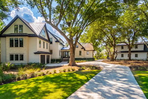 Spanning Captain's Island Estate