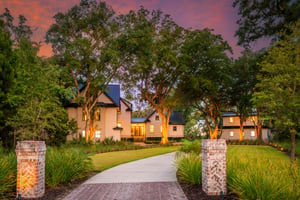 Spanning Captain's Island Estate