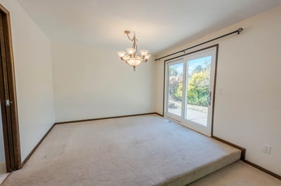 Dining Rm w/Slider to Backyard Patio