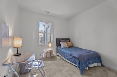 Bedroom 3 can also be used as a craft room or tv room