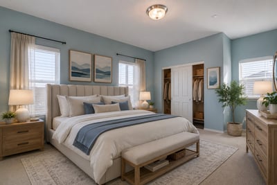 Primary Bedroom, Virtually Staged