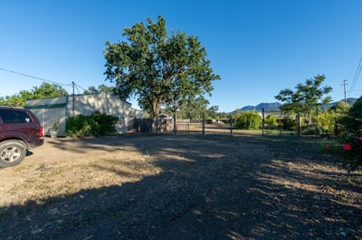 SIDE YARD WITH VIEW OF MT. ST HELENA