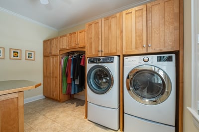 First floor laundry