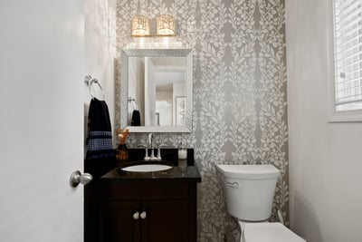 Powder room on main level