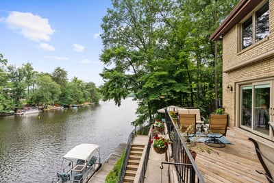 Deck by main level