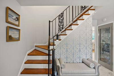 Stairway to upper level