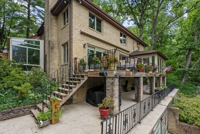 View of back of home
