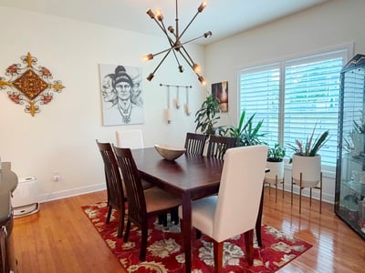 Formal Dining Room w/ Window Shutters