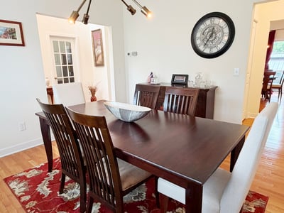 Formal Dining Room w/ Hardwood Flooring
