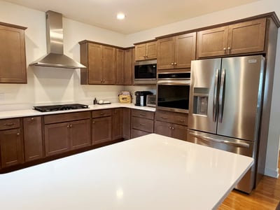 Frigidaire Gallery refrigerator, wall oven & microwave
