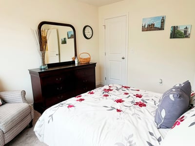 Bedroom 3 w/ Single Door Deep Closet