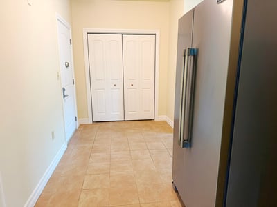 Foyer with Extra Maytag Refrig/Freezer Included