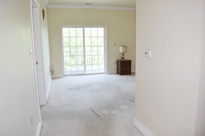 View from Entry to Living Room