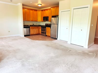Kitchen w/ Pantry Closet & Laundry Closet