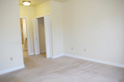 Primary Bedroom w/ 2 Closets including a Walk-in Closet