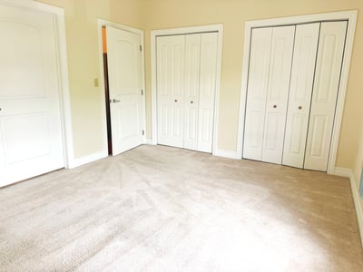 Bedroom 2 with 2 Double Door Closets