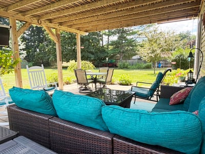 Pergola w/ Cover & Patio
