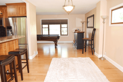 Dining Area New HW Flooring in 2021