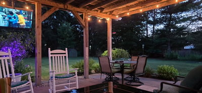 Enjoying an Evening on the Patio!