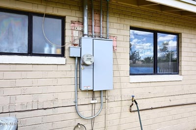 The updated electrical service panel demonstrates important property improvements and supports modern electrical demands. Valuable system upgrades contribute to functionality and homeowner confidence.