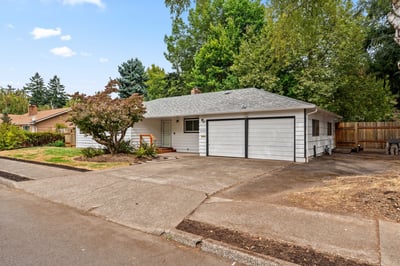 Front Exterior and Driveway