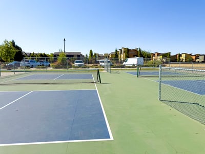 Two pickle-ball courts.