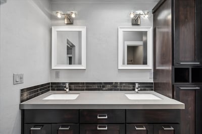 Double sinks.